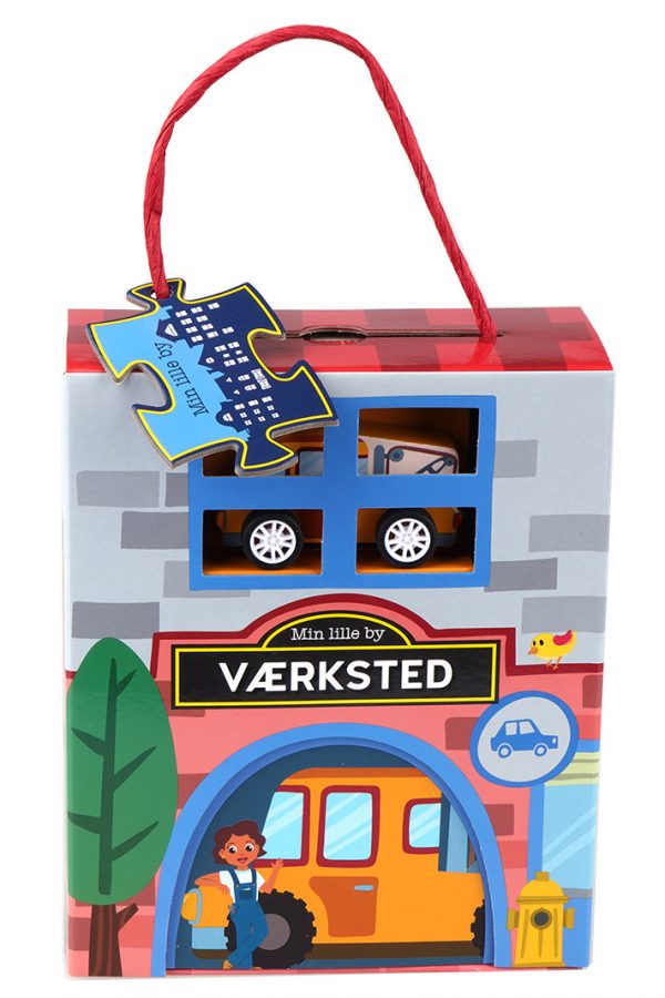 9788742512333 - My Little Village Junior - Garage DK- Cover